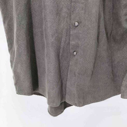 ヴァンヒューゼン VAN HEUSEN MICRO SUEDE L/S レギュラーカラーシャツ メンズ import:L