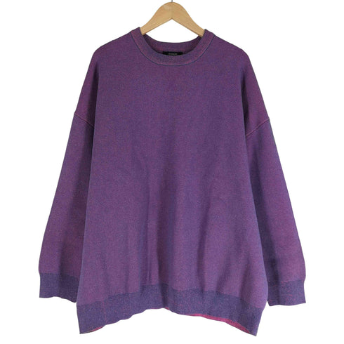 ジーナシス JEANASIS 23AW 12G Wジャガードボリュームスリーブプルオーバー レディース FREE