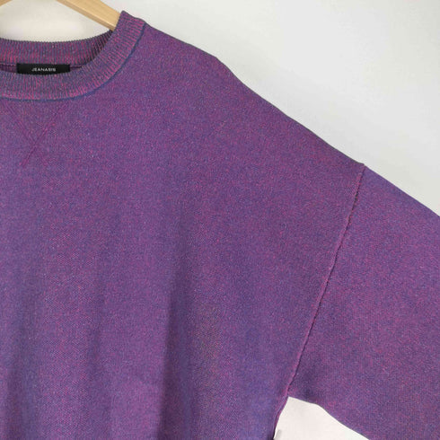 ジーナシス JEANASIS 23AW 12G Wジャガードボリュームスリーブプルオーバー レディース FREE