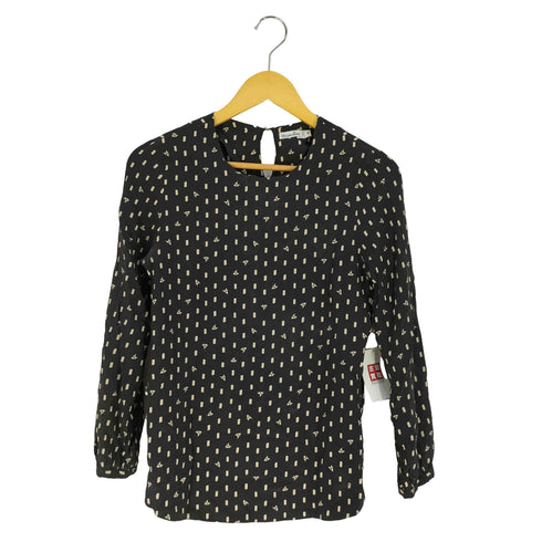 スティーブンアラン Steven Alan 総柄 シルクブラウス レディース P