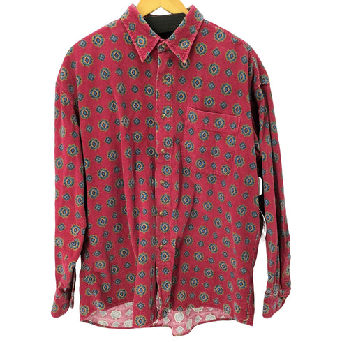 L/S 総柄コーデュロイシャツ メンズ import:L