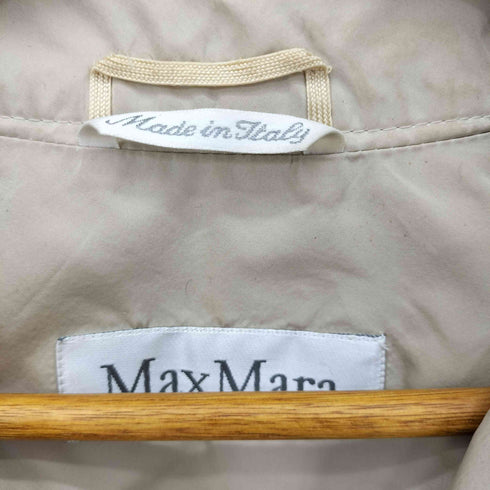 マックスマーラ MAX MARA 白タグ シェルボタン トレンチコート レディース JPN:38