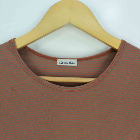 スティーブンアラン Steven Alan ボーダー ロングスリーブTシャツ レディース