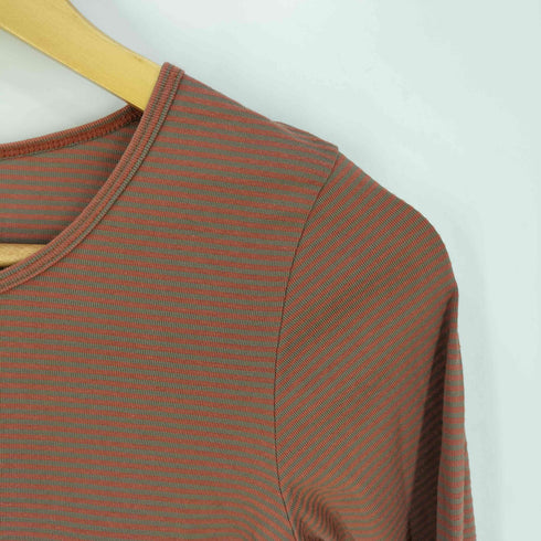 スティーブンアラン Steven Alan ボーダー ロングスリーブTシャツ レディース