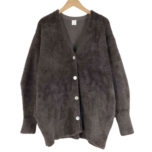 イーアールエム e/rm 24AW ウォームニットシャギーカーディガン マシンウォッシャブル レディース FREE
