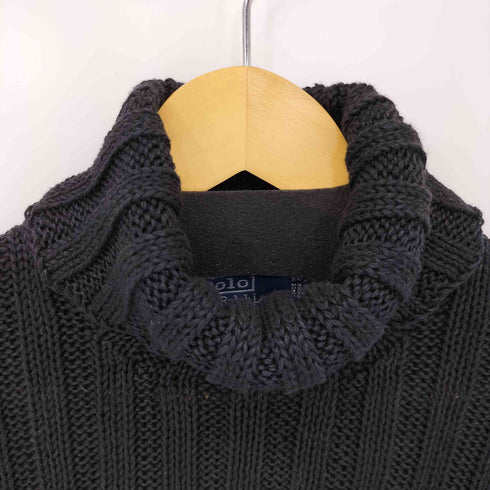 ポロバイラルフローレン Polo by RALPH LAUREN 90S リネン100% ローゲージ タートルネックニット L/S メンズ JPN:XL