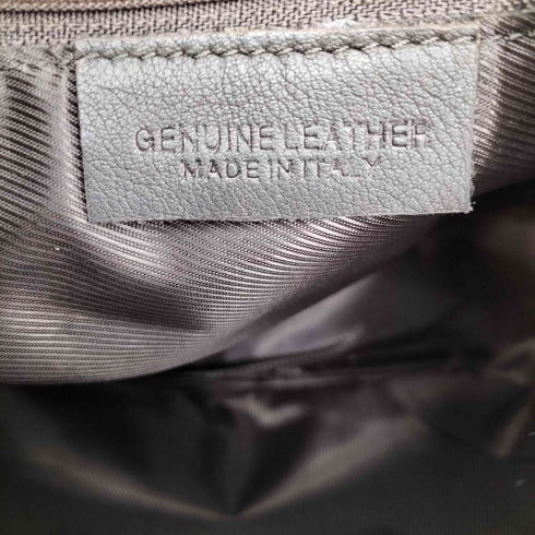 GENUINELEATHER イタリア製 ハラコ切替 ハンドバッグ レディース