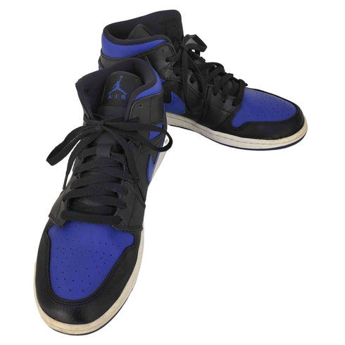 ジョーダンブランド JORDAN BRAND AIR JORDAN 1 MID BLACK/BLUE エアジョーダン1 ミッド ブラック/ブルー メンズ JPN:28.5