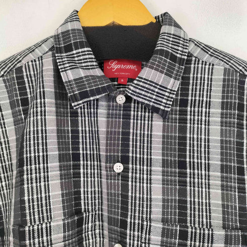 シュプリーム Supreme 23SS METALLIC PLAID S/S SHIRT メンズ import:S