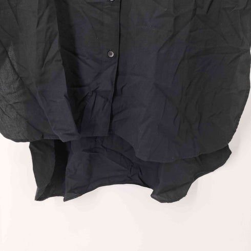 ミズイロインド mizuiro ind レーヨン ポリ バンドカラー L/S シャツ ワンピース レディース