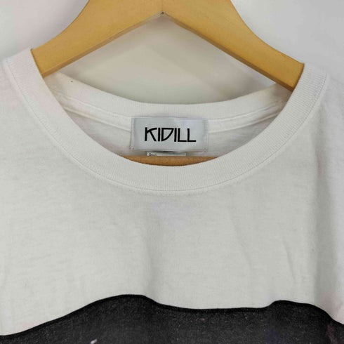 キディル KIDILL バンドプリント Tシャツ メンズ FREE