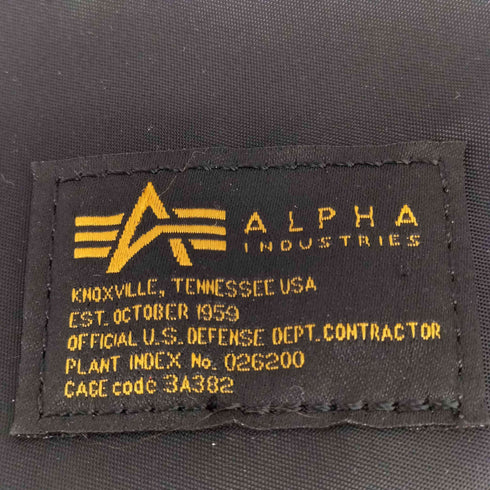 アルファインダストリーズ ALPHA INDUSTRIES ナイロンコーデュラツイル ラウンドショルダーバッグ メンズ