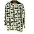 ピエールカルダン pierre cardin 総柄 変形 ラップ ニット トップ レディース FR:40