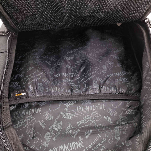 トイマシーン TOY MACHINE TAPE LOGO EMBRO SKATEBOARD BACK PACK メンズ