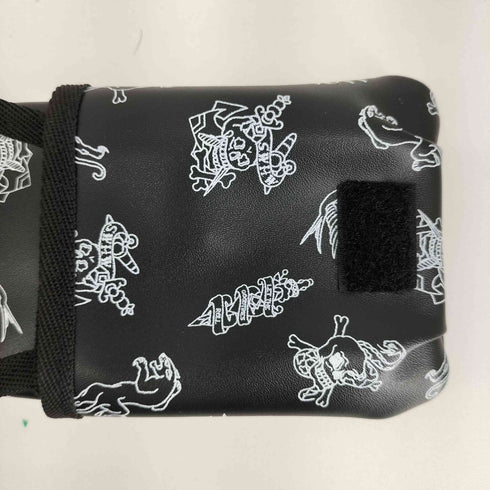 スカルワークス SKULL WORKS 総柄 ポーチ メンズ