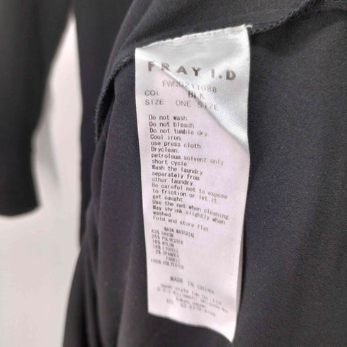 フレイアイディー FRAY I.D サテンフレアポロワンピース レディース ONE SIZE