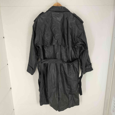 MILANO SGLEACE リアルレザートレンチコート メンズ