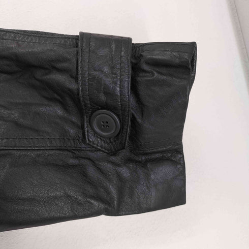 MILANO SGLEACE リアルレザートレンチコート メンズ