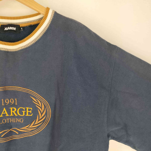 エクストララージ XLARGE 21AW RIB LINE CREWNECK SWEAT メンズ import:M