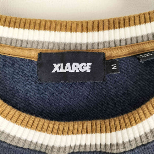 エクストララージ XLARGE 21AW RIB LINE CREWNECK SWEAT メンズ import:M