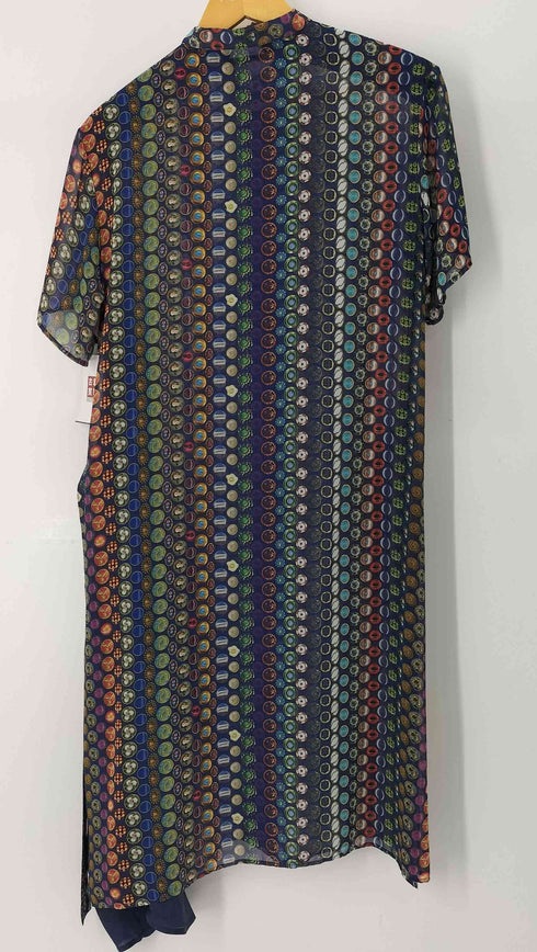 ピーエスポールスミス PS Paul Smith ボタン柄 シアーワンピース レディース EUR:40