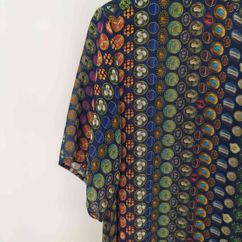 ピーエスポールスミス PS Paul Smith ボタン柄 シアーワンピース レディース EUR:40