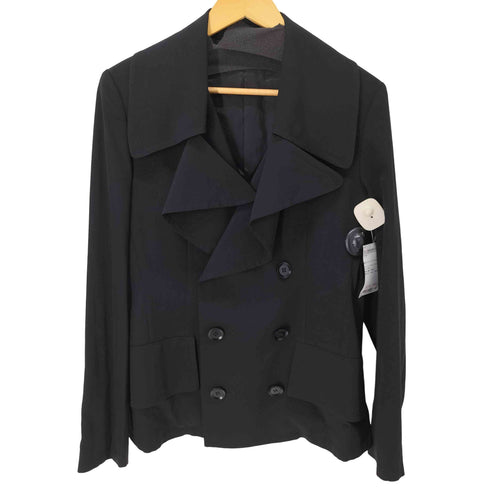 ヨウジヤマモトプリュスノアール YOHJI YAMAMOTO+NOIR 変形ダブルテーラード ジャケット レディース JPN:2