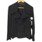 ヨウジヤマモトプリュスノアール YOHJI YAMAMOTO+NOIR 変形ダブルテーラード ジャケット レディース JPN:2