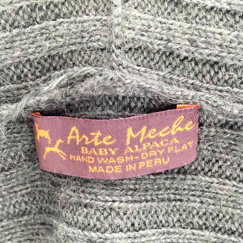 Arte Meche Baby Alpaca Wool ショールカーディガン メンズ