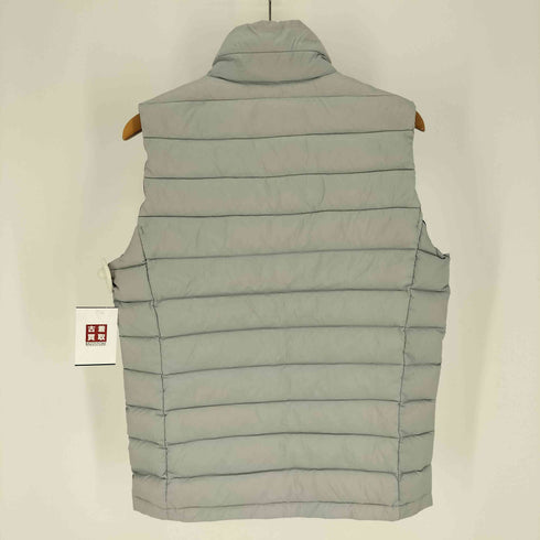 ランズエンド LANDS END 20AW ロゴ プリント ジップアップ ダウンベスト メンズ import:S