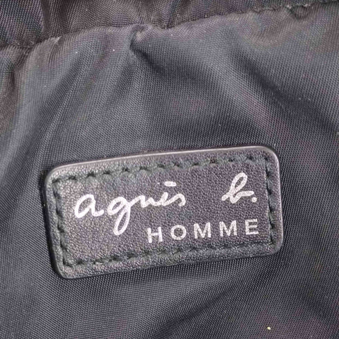 アニエスベーオム Agnes b.homme レザーパイピング バックパック メンズ