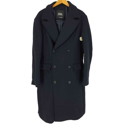 ザラ ZARA PREMIUM TAILORD FIT picchi ダブル ブレスト チェスター コート メンズ import:M