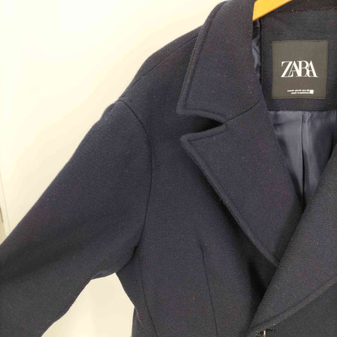 ザラ ZARA PREMIUM TAILORD FIT picchi ダブル ブレスト チェスター コート メンズ import:M