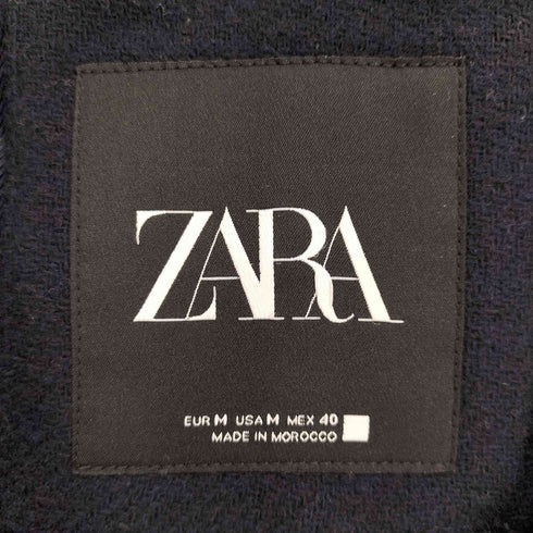 ザラ ZARA PREMIUM TAILORD FIT picchi ダブル ブレスト チェスター コート メンズ import:M