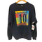 フルーツオブザルーム FRUIT OF THE LOOM 90S USA製 Challenge 10 A DECADE OF SHARING プリント ラグランスリーブ スウェット メンズ import:L