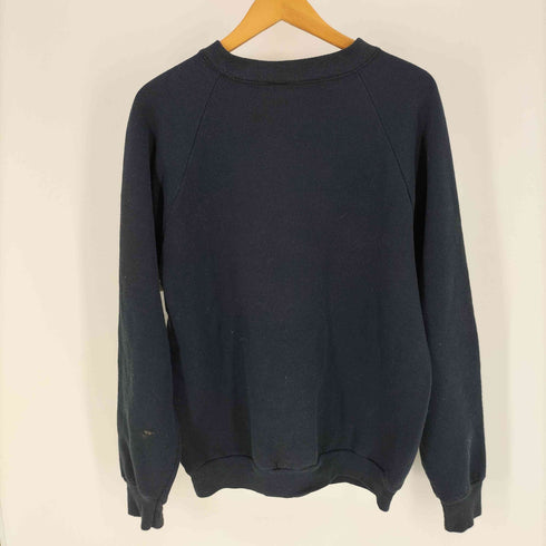 フルーツオブザルーム FRUIT OF THE LOOM 90S USA製 Challenge 10 A DECADE OF SHARING プリント ラグランスリーブ スウェット メンズ import:L