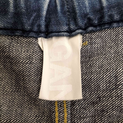 ガンリュウ GANRYU 16SS アンクルカット スリム セルビッチ サルエル デニムパンツ メンズ JPN:S