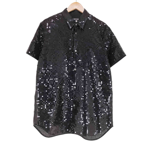 ジュンヤワタナベコムデギャルソン JUNYA WATANABE COMME des GARCONS 23SS スパンコールS/S シャツ メンズ JPN:S