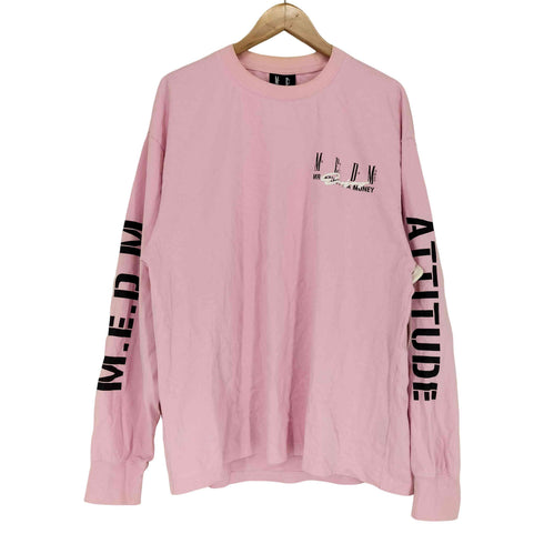 M.E.D.M 袖プリントL/S TEE STREET メンズ JPN:M