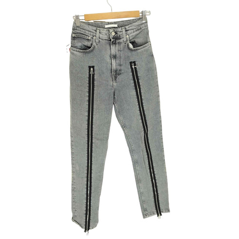 ヘルムートラング HELMUT LANG 20SS Runway Hi Spikes Zipper Jeans レディース 28