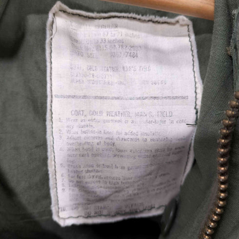 ユーエスアーミー U.S. ARMY 78年製 70S M-65 Field Jacket フィールドジャケット メンズ import:XS