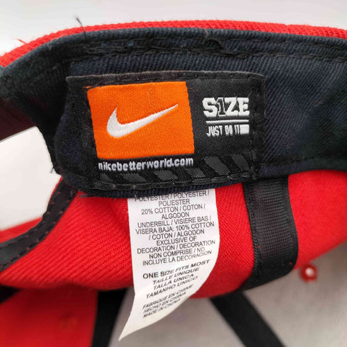 ナイキ NIKE Swoosh Pro スウッシュ ロゴ 刺繍 スナップバック 6パネル キャップ メンズ 1