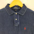ポロラルフローレン POLO RALPH LAUREN SLIM FIT ポニー刺繍 鹿の子 ポロシャツ メンズ import:S