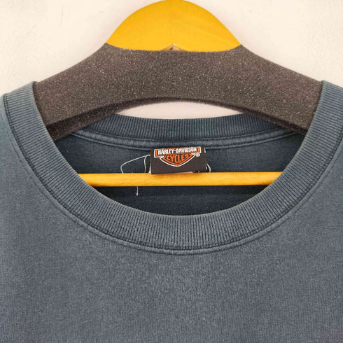 ハーレーダビッドソン HARLEY-DAVIDSON 90S-00S 両面プリント L/S Tシャツ メンズ import:XXL