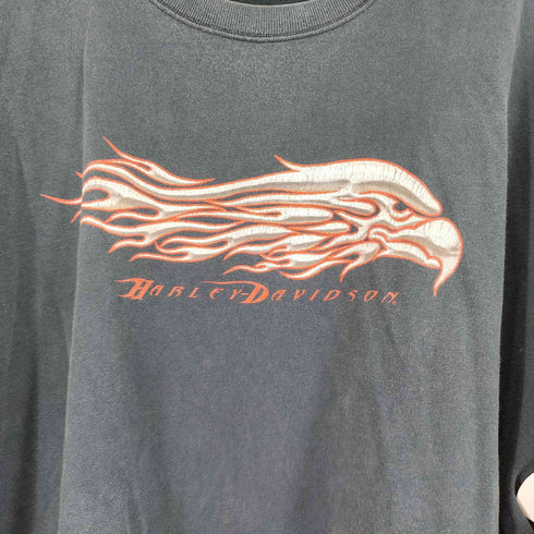 ハーレーダビッドソン HARLEY-DAVIDSON 90S-00S 両面プリント L/S Tシャツ メンズ import:XXL