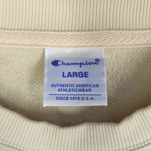 チャンピオン Champion ロゴ刺繍 クルーネックスウェット レディース import:L