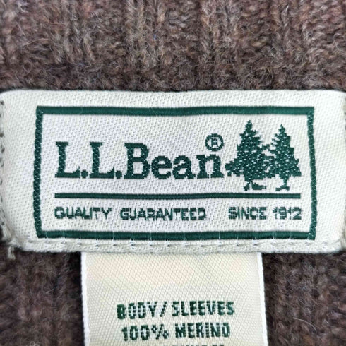 エルエルビーン L.L.Bean 00s ラムウール コマンドニットセーター メンズ M-REG