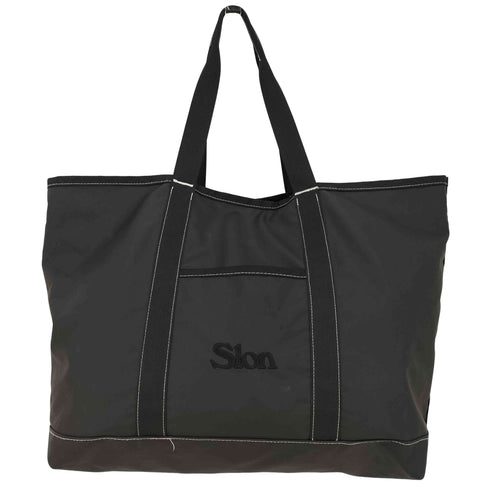 スロン SLON Utility Stitched Black Tote Bag 2WAY トート メンズ