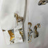 ザラ ZARA 虎柄プリントサテンシャツ レディース import:S