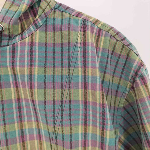 エディーバウアー Eddie Bauer 90s マドラスチェック コットンアノラック メンズ import:M